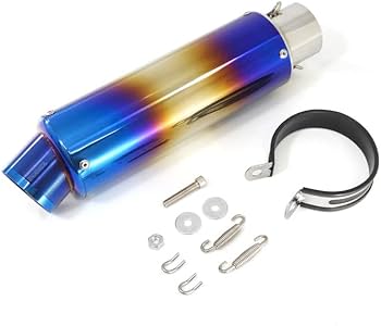 Amazon | 汎用 60.5Φ ステンレス スリップオン マフラー GP